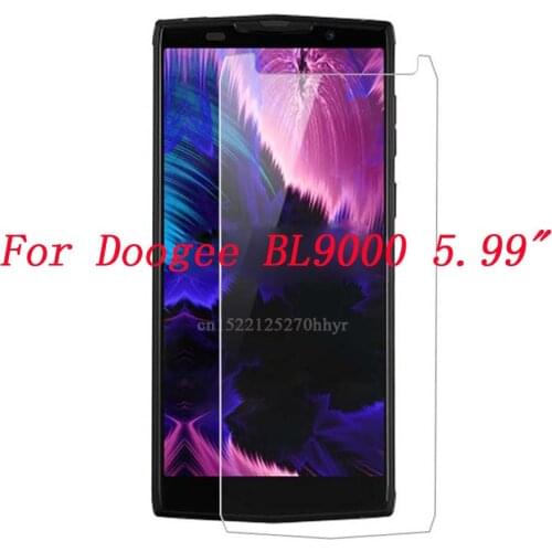 For Doogee BL9000 Tempered Glass Explosion-Proof Phone Screen Protector Film For Doogee BL900 0 Mobile Phone glass