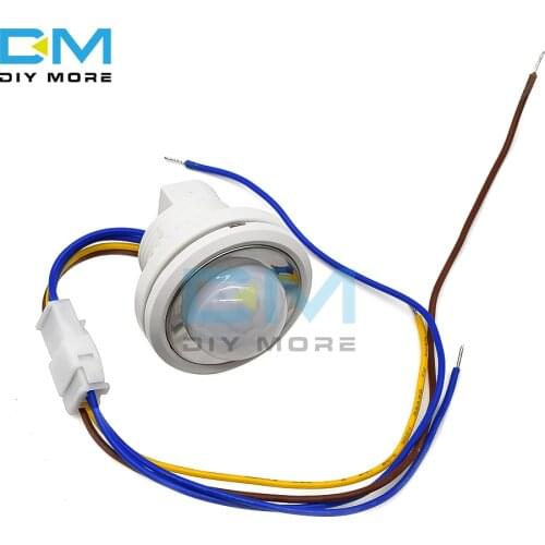 110V 220V Infrared PIR Sensor Time Delay Switch Wall Motion Switch IR PIR Motion Sensor LED Light Switch Detector Switch Outdoor