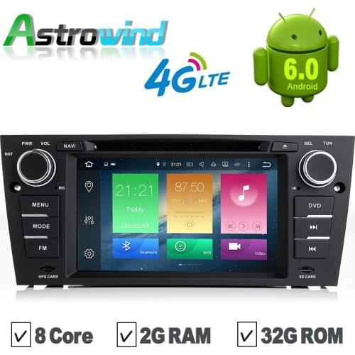 8 Core,2G RAM,32G ROM,Android 6.0 Car DVD Player Auto Radio GPS Navigation System Media Stereo For BMW 3 Series E90 E91 E92 E93