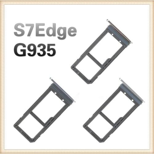 SIM Card Tray Slot Holder Single / Dual High Quality For Samsung Galaxy S7 edge G935 G935F G935A