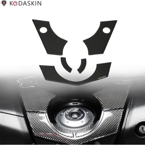 KODASKIN Motorcycle 3D Carbon Fiber Ignition Key Stickers Decals accessories for Yamaha T MAX 530 TMAX 530 XP 530 2015-2016