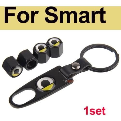 1set Smart Logo Auto Rim Tire Valve Caps Cover Dust-proof for for W204 W124 W201 W202 W212 Car Accessories