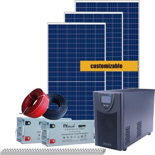 Commercial 5000W off grid solar panel system solar power plant 5kw 15kw 10kva 20kw 30kw 5kw solar system off grid complete home