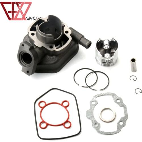 Scooter 70cc Big Bore Cylinder Kit For Peugeot Speedfight 2 Vertical 50cc LC 47mm/12mm 2 Stroke Engine