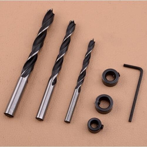 LETAOSK 6mm 8mm 10mm Woodworking Drill Bits Tools For Precise Drilling Electronic Assembling Wire Switch Installation