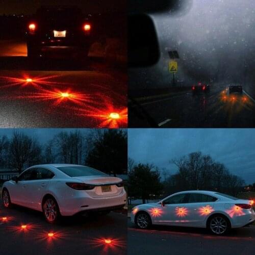 Magnetic Emergency Roadside Safety Light IP44 Road Flashlights Flares Light LED Car Warning Light Lamps Beacon Rescue Strob F4B7