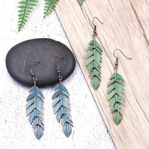 Seasons Fashion Vintage Drop Earrings Leaf Pendant Tassel For Women Earring Accessories Jewelry Trend 2021 Eardrop