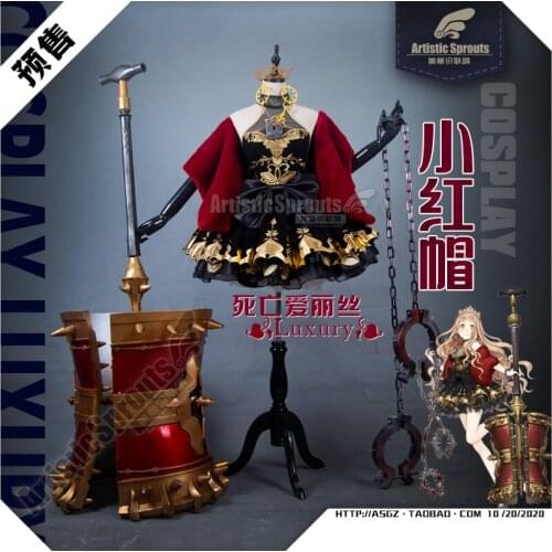 2020 New SINoalice ALICE Red Hat Holy Professional Dress Lolita Dress Cosplay Costume