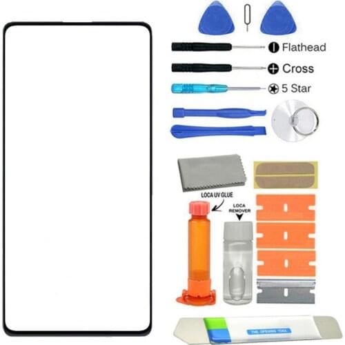 Touch Screen For Samsung Galaxy NOTE 10 Lite/S10 Lite/S20 FE Mobile Phone Front Touch Screen Glass Panel Screen Protector