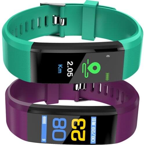New Color Screen Smart Fitness Bracelet Activity Tracker Wristband Watch Bracelet Blood Pressure Heart Rate Monitoring Smartband