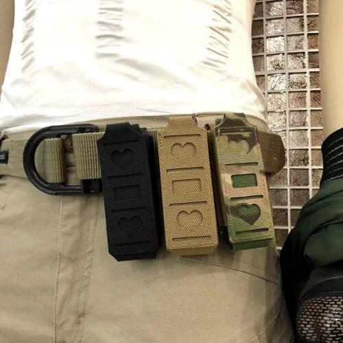 Tactical Molle Single Magazine Pouch Pistol Mag Pouch Waist Belt Multi-tool Pouch Flashlight Holster