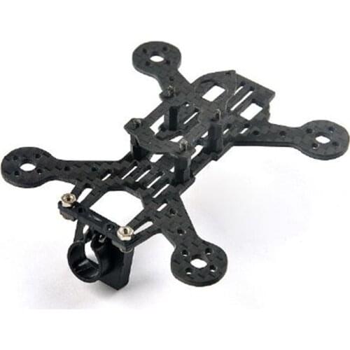 Toad85 85mm Micro/Mini FPV Rc 3K Carbon Fiber Frame Kit with Nylon Camera Mount