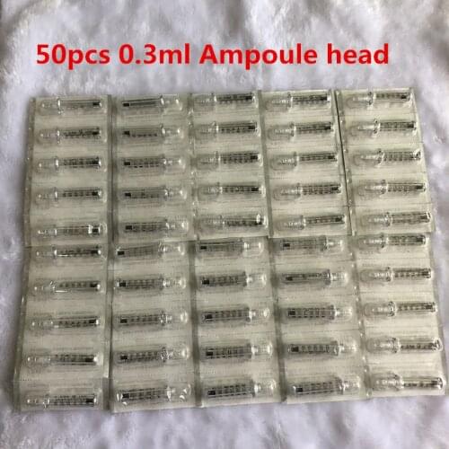 High quality 0.3ML Syringe Ampoule head for hyaluron gun hyaluronic pen High Pressure wrinkle removal water syringe