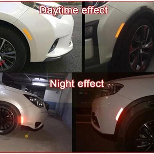 1 Roll Car Reflective Tape Sticker Safety Mark Car Adhesive Decoration Self Bicycle Motorcycle Warning Film Tape Tool Styli Y0P6