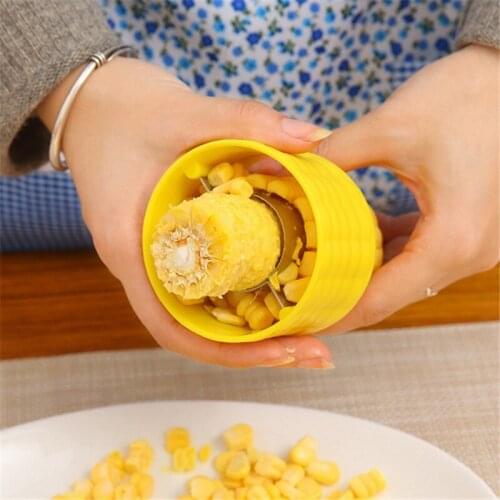 1PC Creative Home Gadgets Corn Stripper Cob Cutter Remove Kitchen Accessories Cooking Tools
