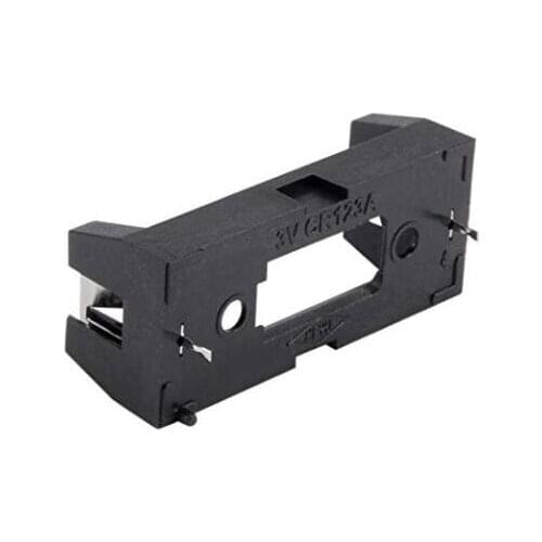 1Pcs/lot Hot Sell DIP Plastic Holder 3V CR123A Lithium Battery Holder Storage Case With 2 Pins