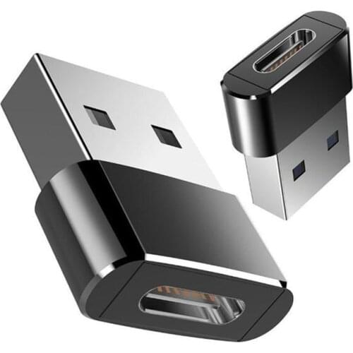 100pcs Type-C adapter Female to USB 3.0 Type-A Male USB 3.1 Type C Connector Converter Adapter for samsung s10 note 10