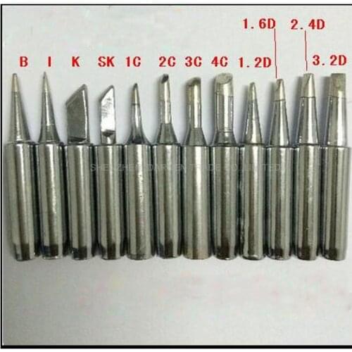 1000pcs/lot Lead-free Solder Iron Tip 900M-T For 936 SAIKE ATTEN AOYUE KADA Soldering Rework Station Iron Tsui