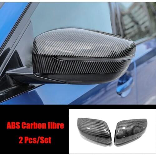 For BMW 3 Series G20 2019 2020 ABS Chrome Car Side Door rearview mirror cover trim Sticker Car accessories styling 2pcs