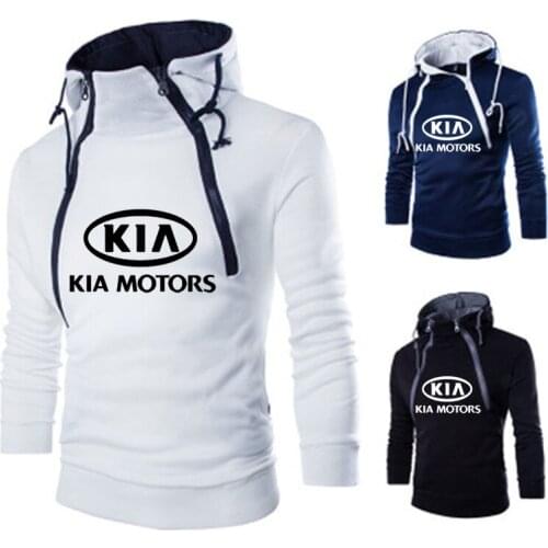 2021 Men Hoodies KIA Car Logo Print Sweatshirt Spring Autumn Men Hoodie Double strand harajuku Casual Hoody tracksuit