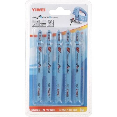 5pcs T123XF 4'' BIM 100mm Reciprocating Sabre Saw Blades For Cutting Metal Professional #RW1209