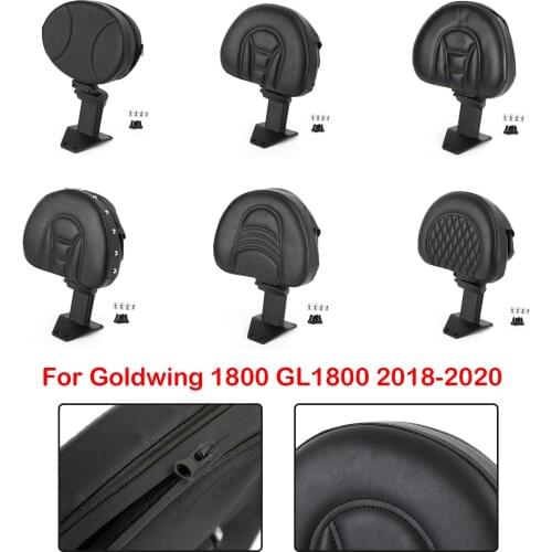 Areyourshop fit for Goldwing GL 1800 2018-2020 Adjustable Front Driver Backrest Motorcycle Motor Accessories Parts