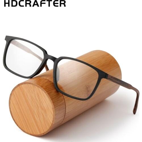 AZB Wooden Glasses Frame Men Women Vintage Wood Square Prescription Eyeglasses Retro Optical Frames Spectacles Eyewear 2020