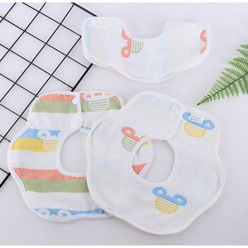 Baby Bibs Saliva Towel Baby Supplies Baby Saliva Towel Gauze Cotton Bib Baby Supplies Baby Bib