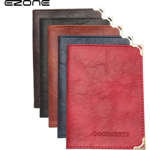 EZONE Auto Drivers License Bag PU Leather Cover For Car Driving Documents Card Credit Holder Wallet Business Card Holder Gift