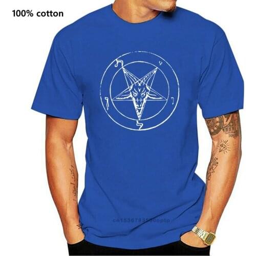 Satanic Pentagram T-Shirt (Sigil of The Devil) T Shirt Unisex More Size and Colors 2018 Hot Sale Super Fashion Top Tee