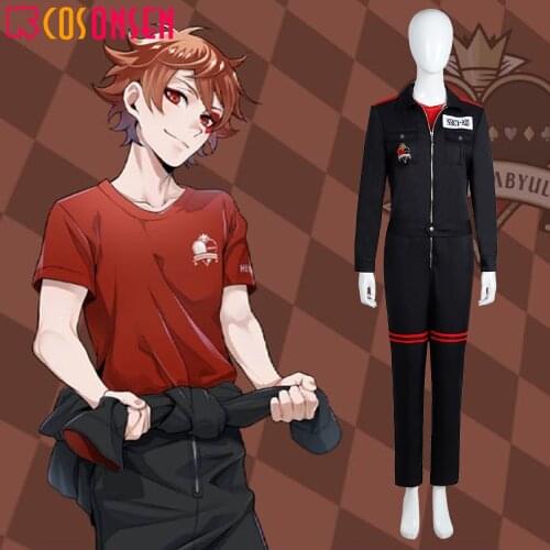 Game Twisted Wonderland Ace Trappola Cosplay Costume Ace Gym Uniform Outfits Halloween Carnival Costume Cloak COSPLAYONSEN