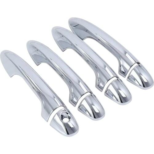 Car Exterior Door Handle Cover Trim for Toyota Vios 2019-2022 Chrome Side Door Cover Sticker Decoration Accessories