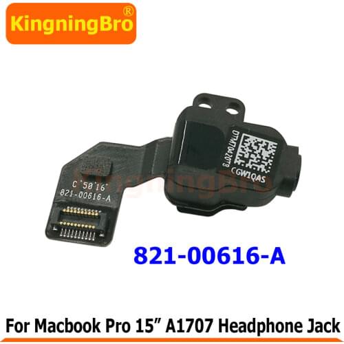 New Audio Connector 821-00616-A For Macbook Pro 15" A1707 Headphone Jack 2016 2017 Years