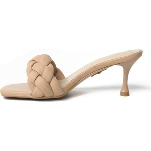 Top Quality 2021 Sexy Women Slippers Women Pumps Black High Heel Platform Shoes Summer Ladies' Jelly Shoes Thin Heel Zapatilla