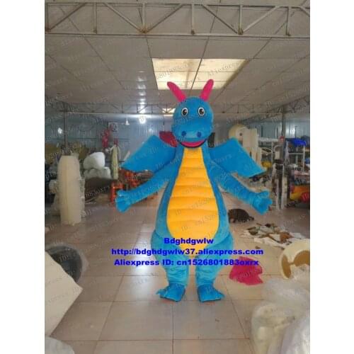 Blue Pterosaur Pterodactyl Dinosaur Dino Mascot Costume Adult Cartoon Character The Choicest Goods Publicity Campaign zx800