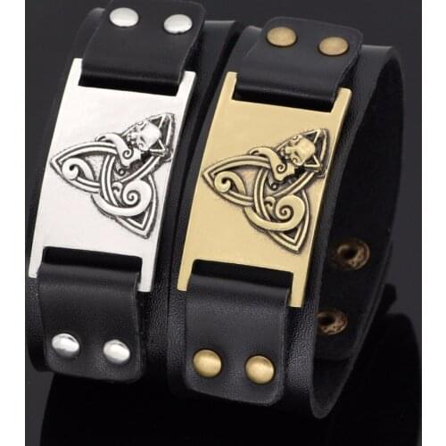 Slavic Wolf head symbol jewelry Pagan amulet pendant Slavic men necklace