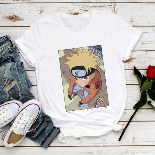Uzumaki Naruto Dattebayo funny anime t shirt women summer casual short sleeve tshirt femme kawaii streetwear t-shirt