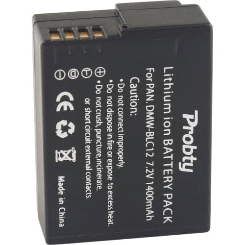 Probty DMW-BLC12 DMW BLC12PP BP DC12 BP-DC12 Battery for Panasonic DMC GH2 G5 G6 V-LUX4 DMC-GH2 FZ1000 FZ200MC-FZ200K GH2KGK