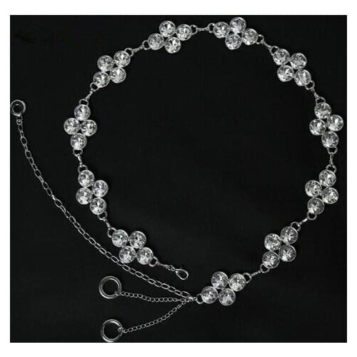 Bellydance Costume Bellydance Belly Dance Costumes New Diamond Chain Womens All-match Decoration Rhinestone Waist Belt Yl002