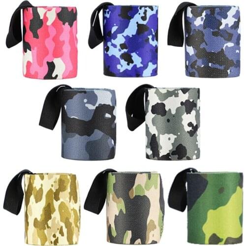 1pc Wrist Support Gym Strap Camouflage Adjustable Wristband Elastic Wrist Wraps Bandages for Gym Weightlifting Protect Hand Wrap