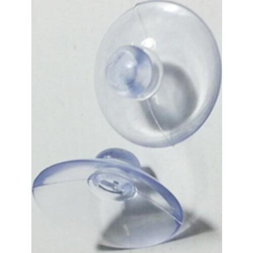 10 Pcs 35mm Mushroom Head Sucker PVC Fish Tank Transparent Glass Perforated Clip Sucker Holder Sucker B3G7