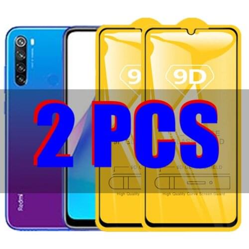 2Pcs 9D Glass For Xiaomi Redmi Note 8T Protective Glass on the for Xiomi Redmi Note 8 pro 8T 8 T Screen Protector Film
