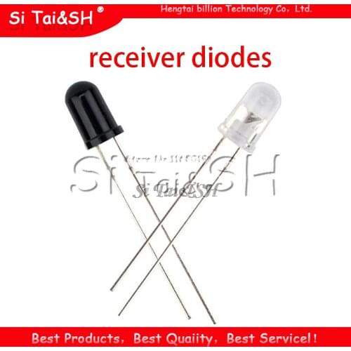 25pairs 5mm 940nm LEDs 25pcs infrared emitter and 25pcs IR receiver diodes