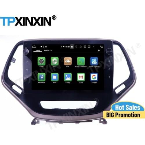 Carplay Car Radio 2 Din Stereo With Screen Control Android For JEEP Cherokee 2014 2015 2016 2017 2018 GPS Player Auto Audio Unit