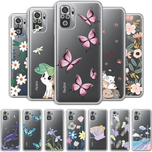 Case For Redmi Note 10 Case Redmi Note 10 Pro Clear Phone Shell on Xiaomi Redmi Note10 Transparent Back Cover For Redmi Note 10s
