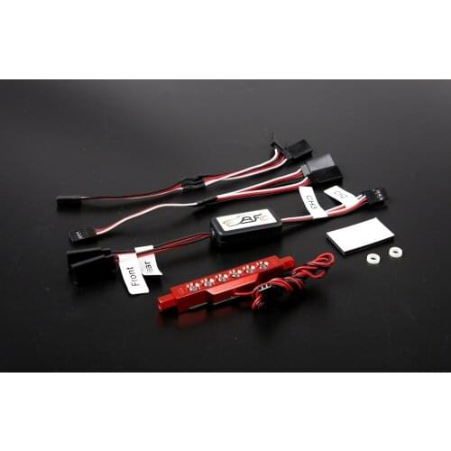 CNC Metal light base taillights &Car light controller for 1/5 hpi baja 5b parts