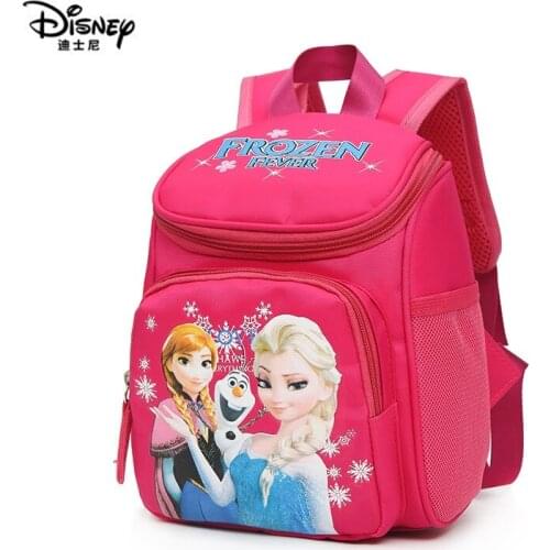 Disney Childrens Cartoon School Bag 2-5 Years Old Kindergarten Cute Baby Girls FrozenSpiderman Iron Man Princess Mini Backpack