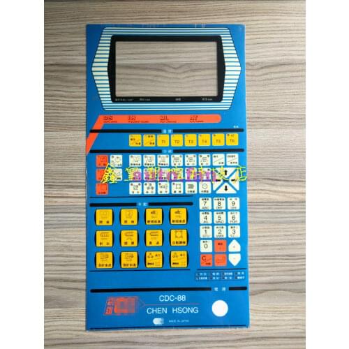 For CDC-88 computer panel paper