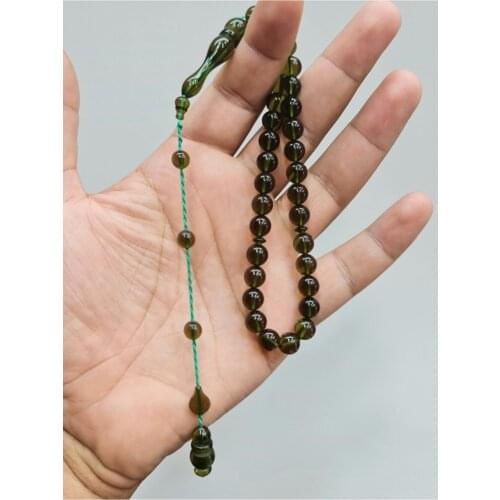 Islamic Tasbih Muslim Rosary Beads 33 Prayer Rosary For Men Bracelet For Men Accessory amber oltu amber stone Handmade Turkey