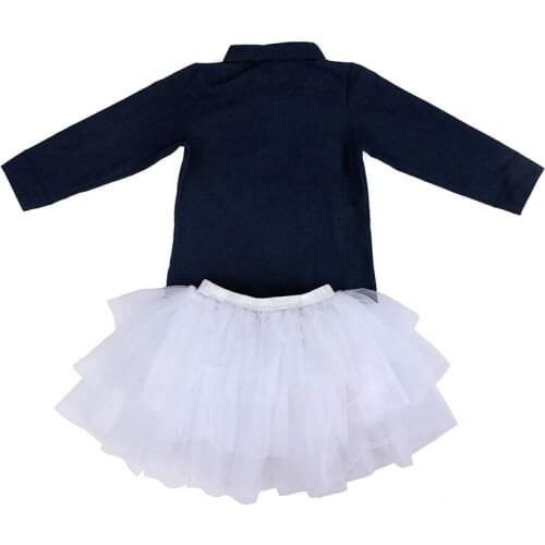 Kaiya Angel Girls Clothes Demin Long Sleeve Kids Clothes Set 2 pcs Suit Children Clothing With Button Fall Winter 2017 Fashion